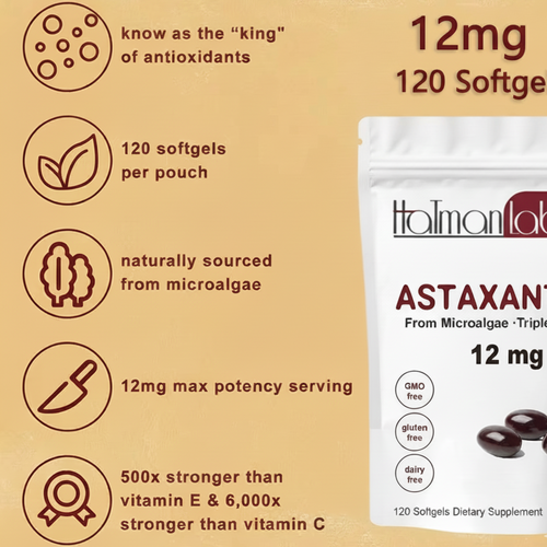 HaimanLabs Premium Astaxanthin Capsules